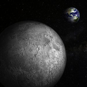 Moon view from the moon